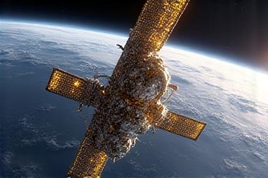 Textile orbital pour satellite